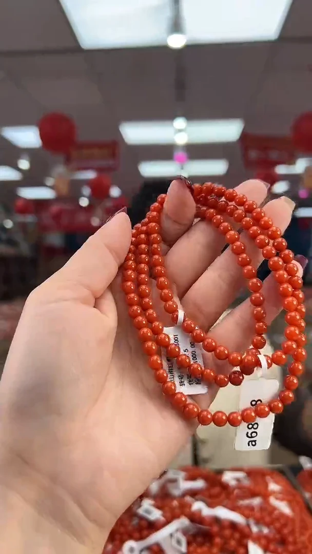 【闪购商品】南红玛瑙珠串未镶嵌多样发其一/5/81080305001