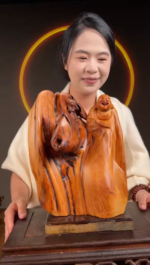 柏木（崖柏）手工摆件,先抢先得! 编号:140