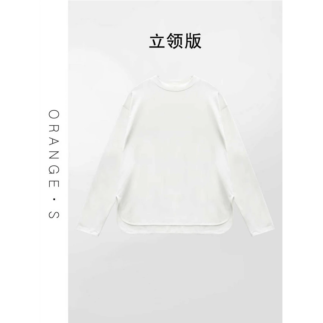 【打底白t】福利款叠穿神器！微落肩藏肉巨显瘦 95棉宽松打底衫女