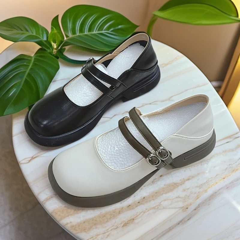 i9玛丽珍小皮鞋粗跟女单鞋290010