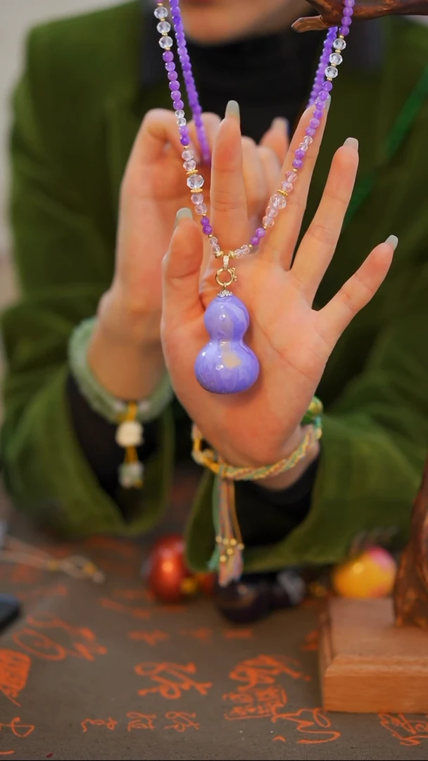 188非遗漆手艺工天然葫芦文玩福禄