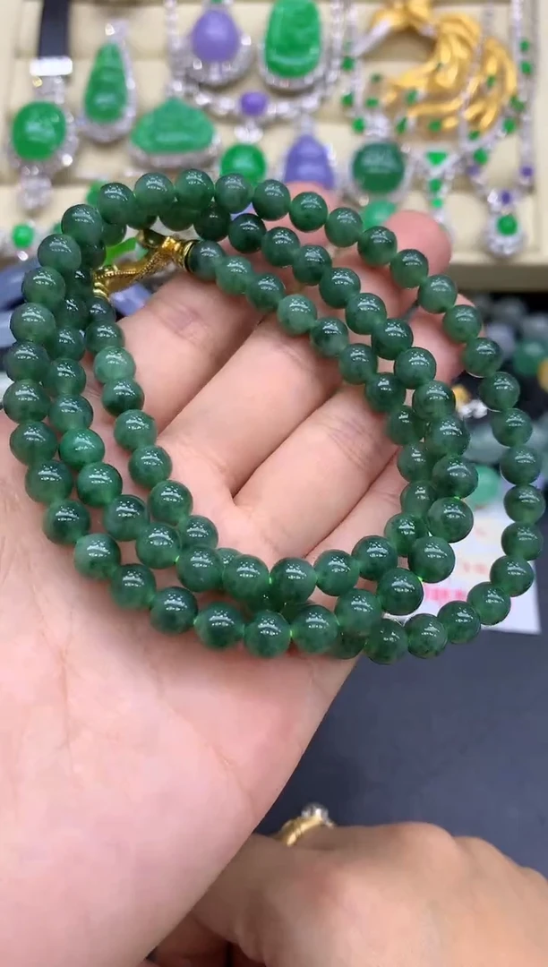 颈饰未镶嵌翡翠237-中国好珍宝