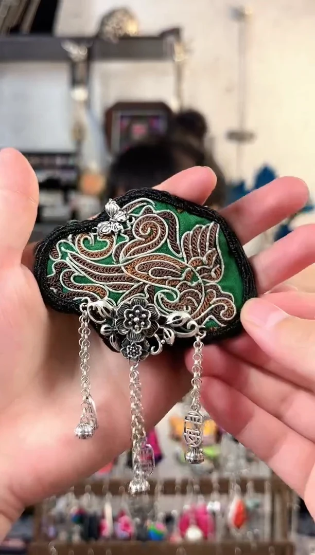 织绣咕***叽彩云南阁非遗老绣389