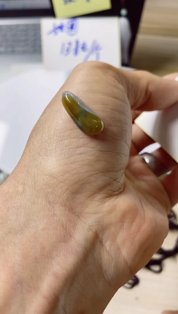 翡翠未镶嵌颈饰意*光33天然缅甸翡翠A货3单