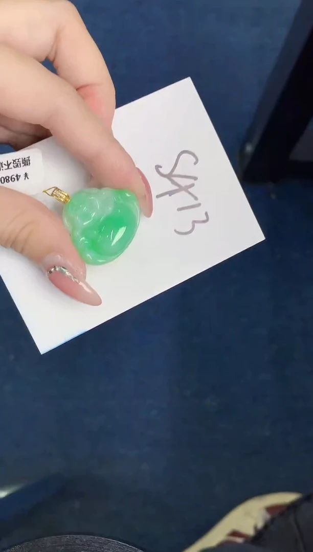 【闪购商品】翡翠颈饰18K金镶嵌000000000