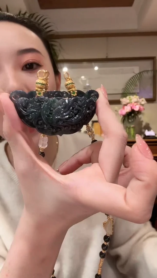 【闪购商品】翡翠颈饰未镶嵌国风