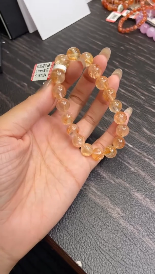 未镶嵌套链水晶手串11/x-229多样性发一件