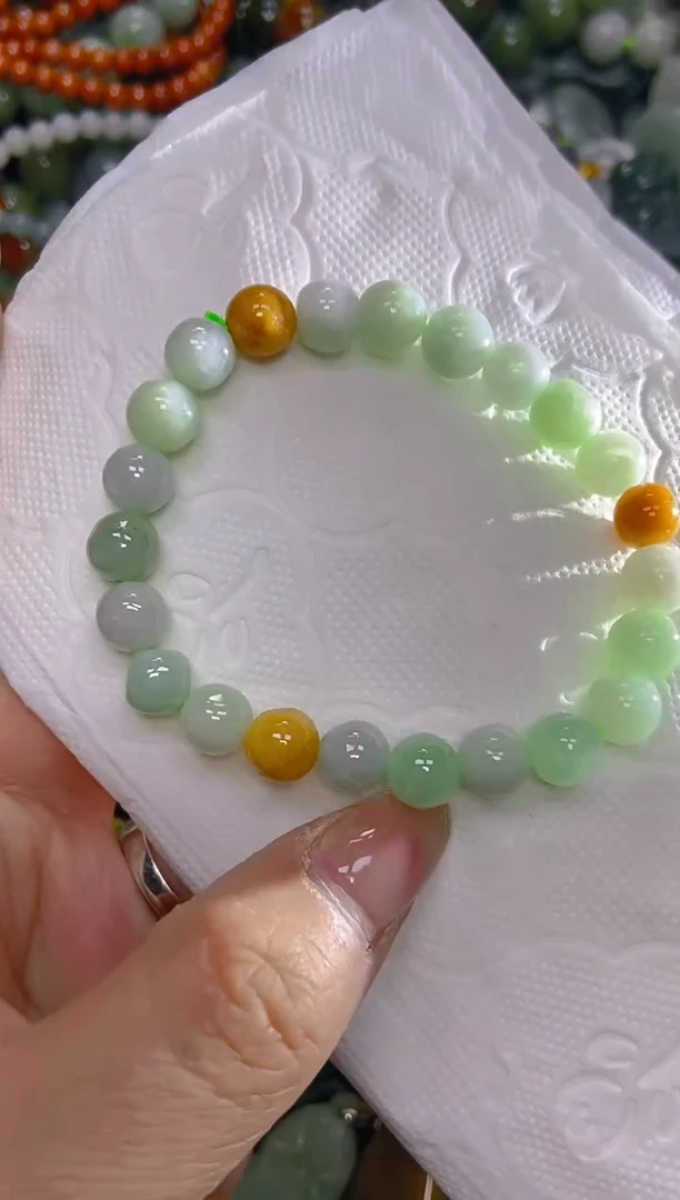 颈饰未镶嵌翡翠8mm