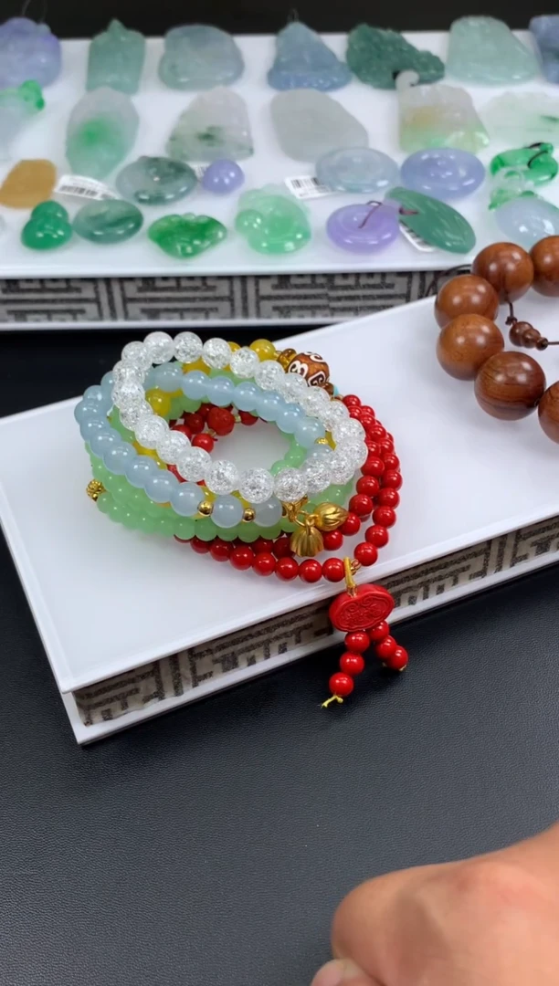 【闪购商品】玛瑙/玉髓手链未镶嵌5条