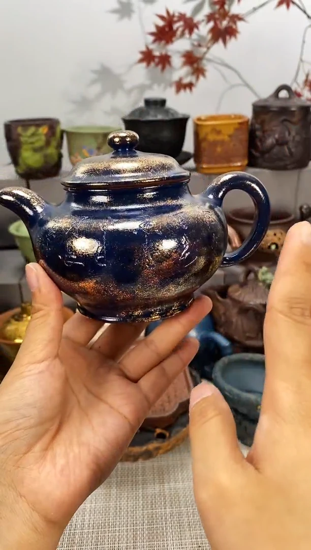 茶壶紫砂贝壳烧掇只