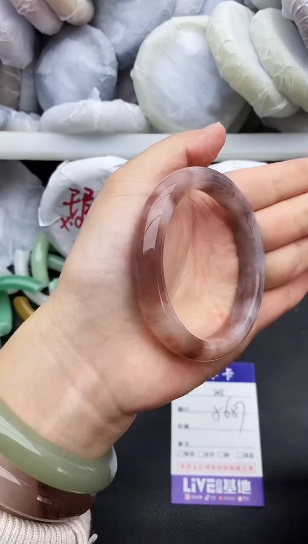 未镶嵌手镯石英质玉瑕疵205+56/57