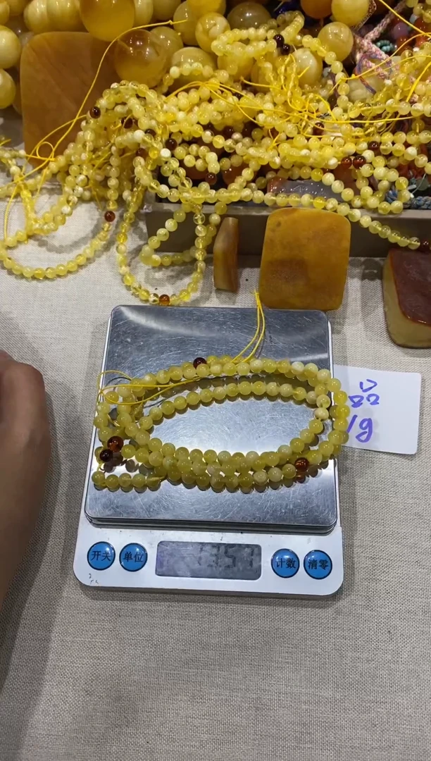 【闪购商品】琥珀项链未镶嵌项链