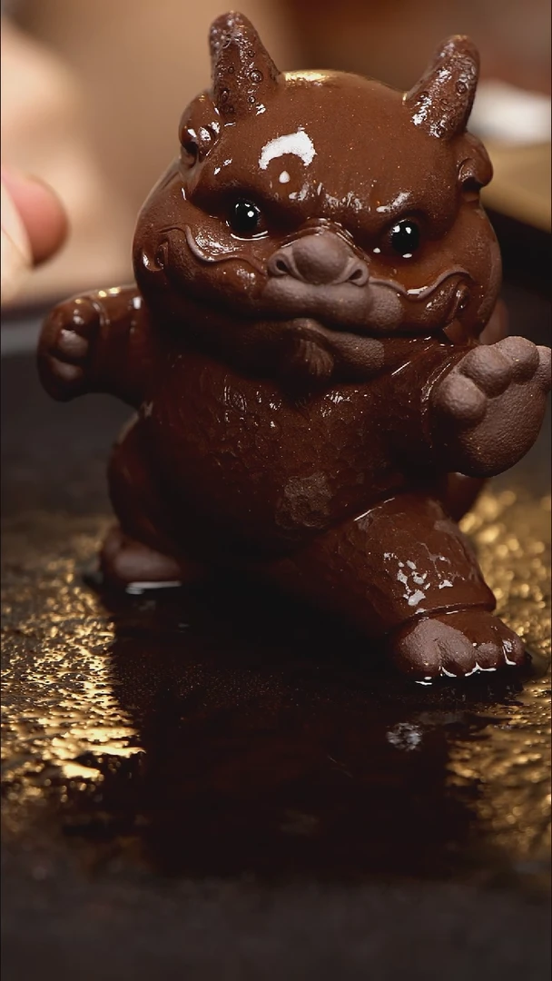 紫砂茶宠紫砂功夫龙