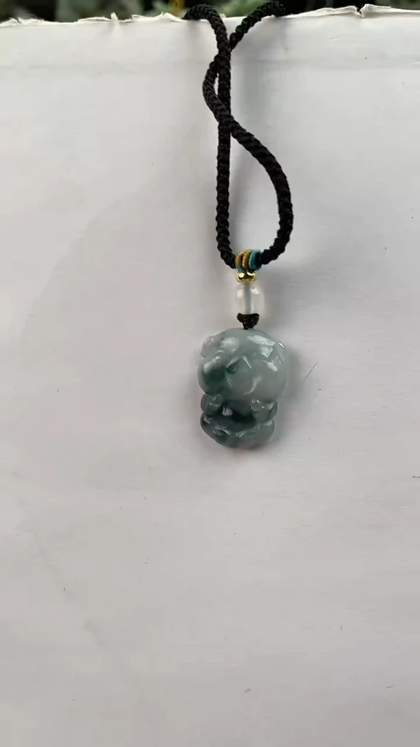 【闪购商品】翡翠颈饰未镶嵌1003(赠链)部分宝贝微瑕主播介绍为准