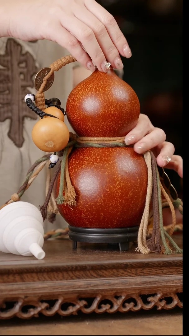 244号精品天然大漆酒葫芦一物一拍~