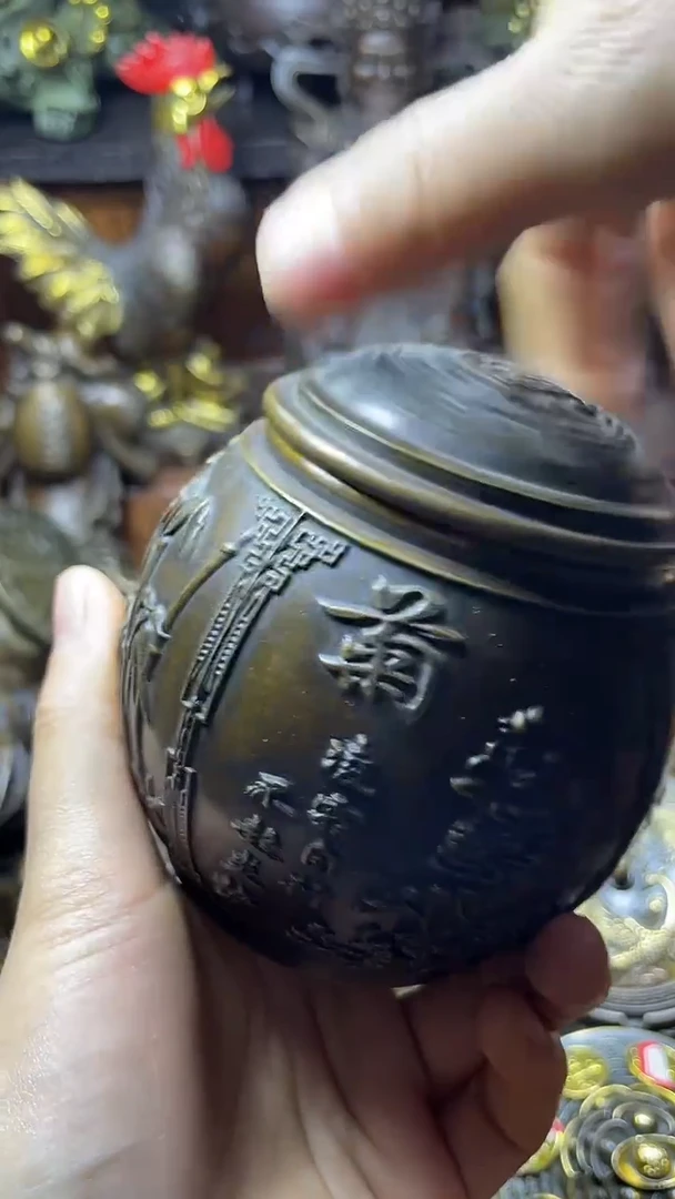 闪购链接，点击下单，有运费险，铜摆件