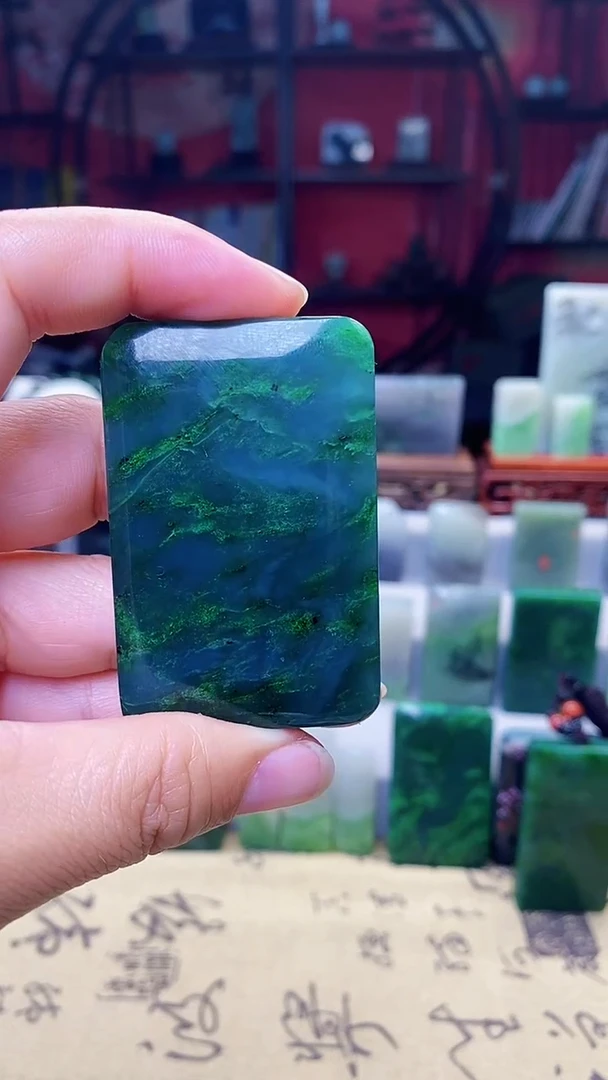 和田玉未镶嵌挂件65