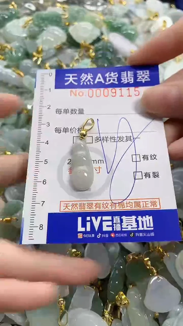 颈饰未镶嵌翡翠天然A货翡翠