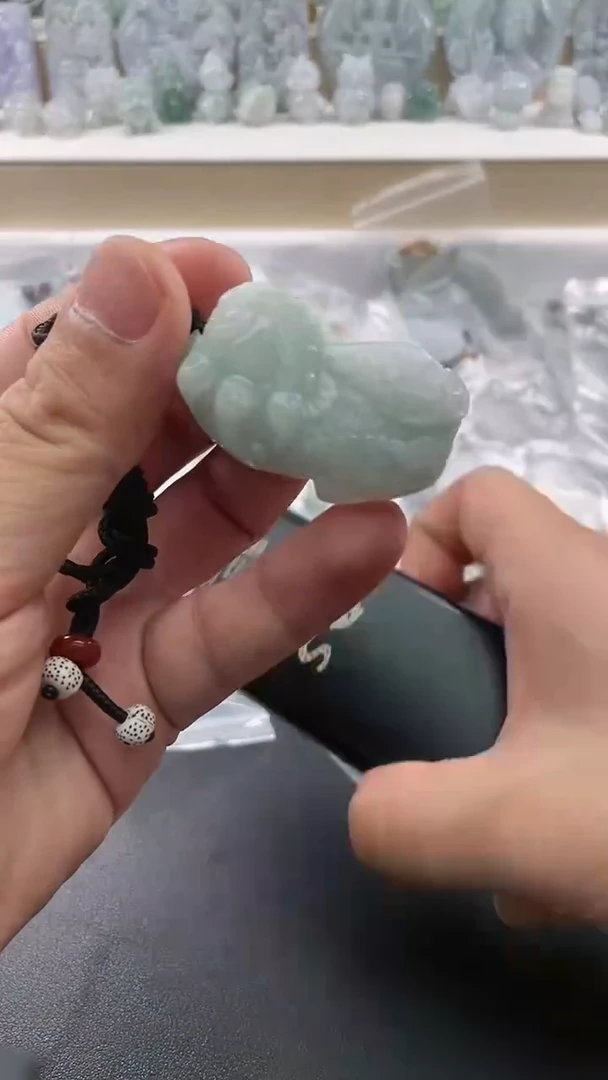 翡翠未镶嵌颈饰..../6/30/ 34