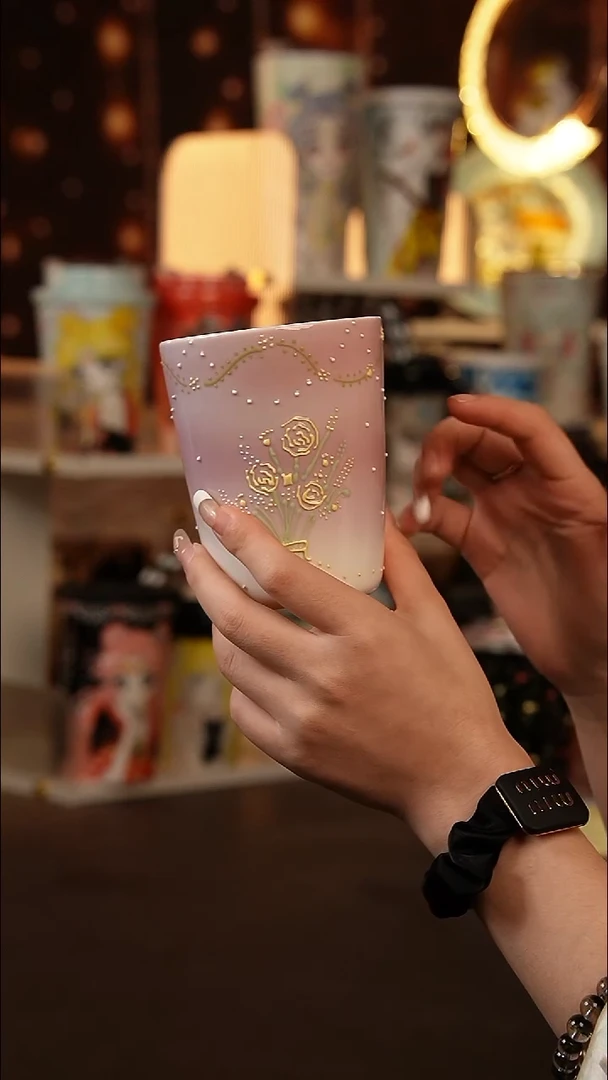 （玉泥）景德镇手工手绘文创陶瓷杯