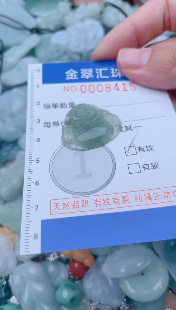 颈饰未镶嵌翡翠8415