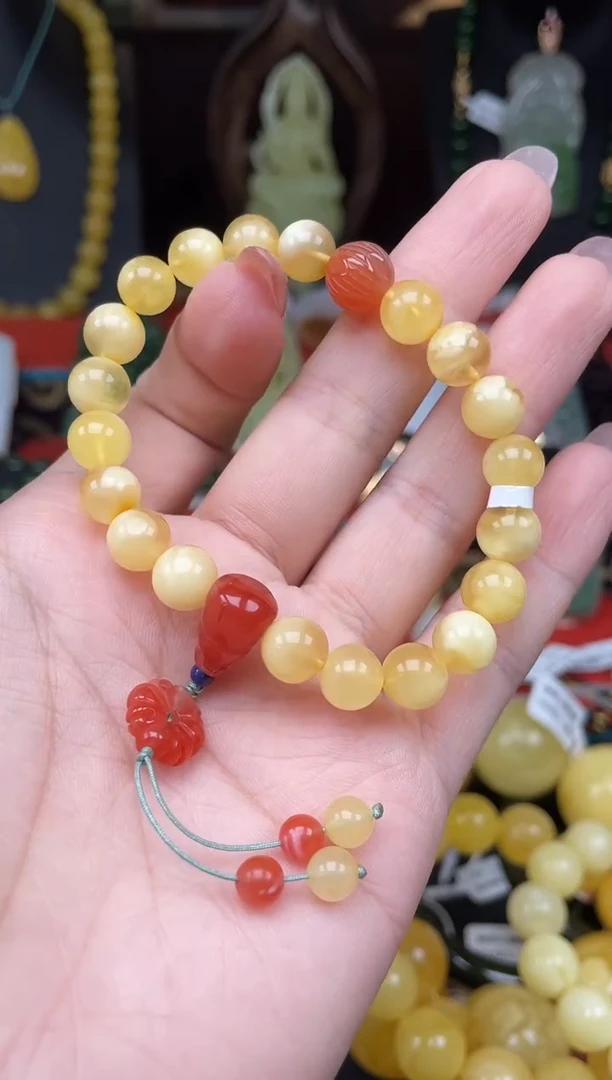 未镶嵌蜜蜡手串手串m008