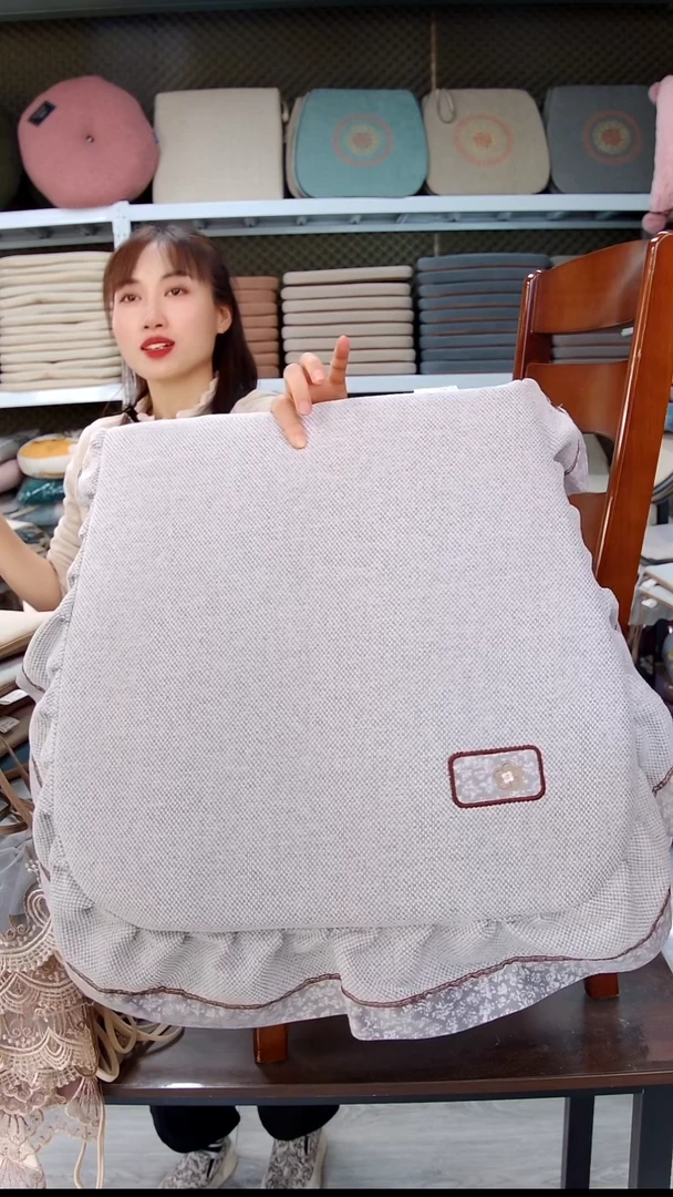 布布雪尼尔：大版淡青灰色4个