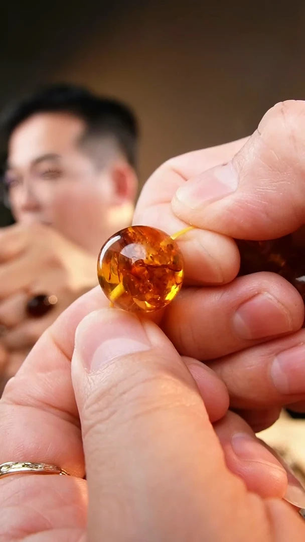 裸石琥珀未镶嵌20+花珀单株 多样性发货