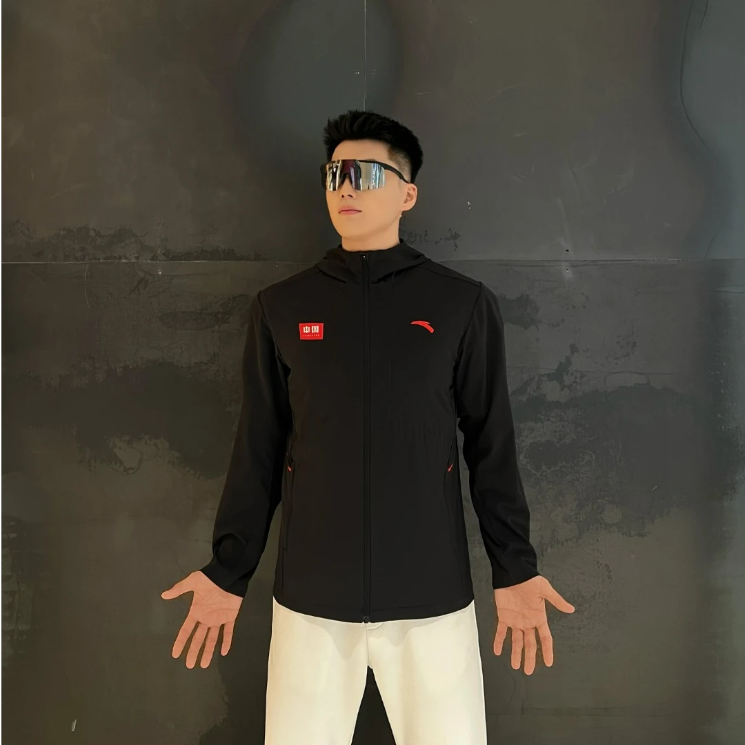 安踏遮热防晒衣男子抗紫外线upf50+运动薄流光风外套152527610
