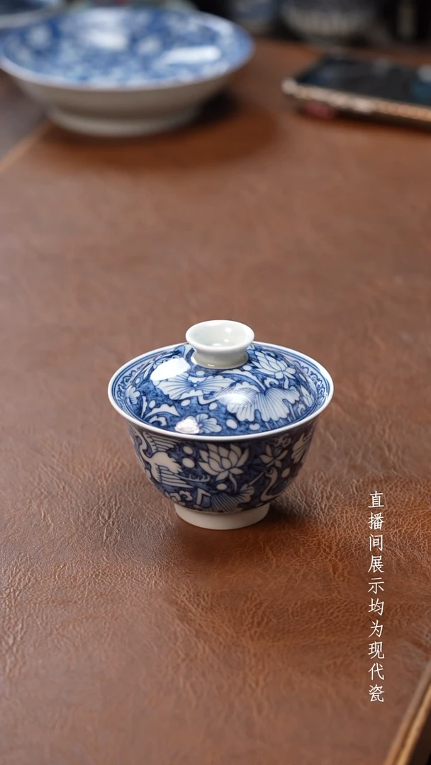 茶器茶器一鹭盖碗