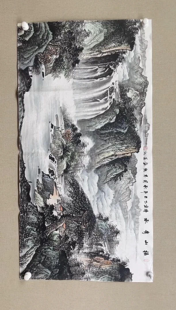 国画138*68 杨志龙杨志龙杨志龙杨志龙