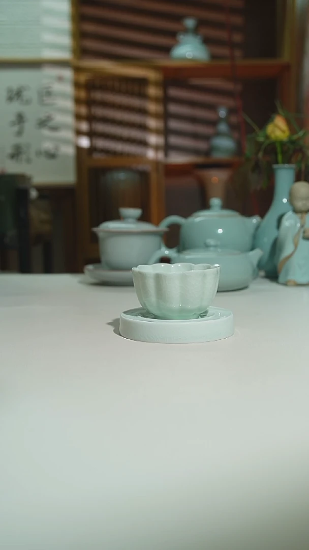 玉清珑匠杯垫你啊玉清花瓣杯二级
