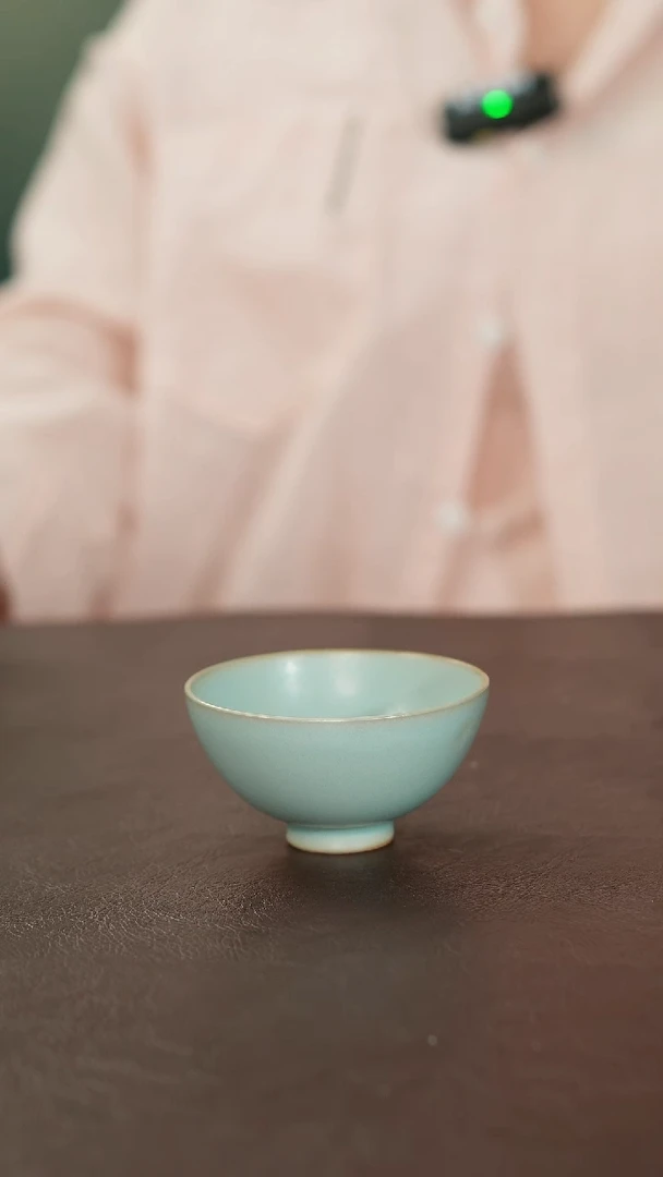 摆件原矿汝宋汝瓷微瑕