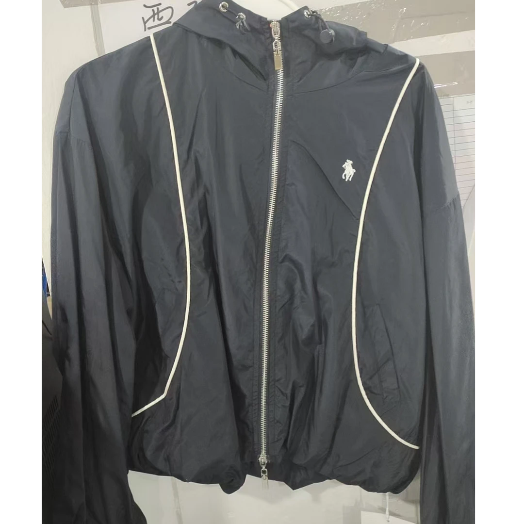 【琴】9626连帽棒球服短外套女春夏新款宽松显瘦防晒夹克