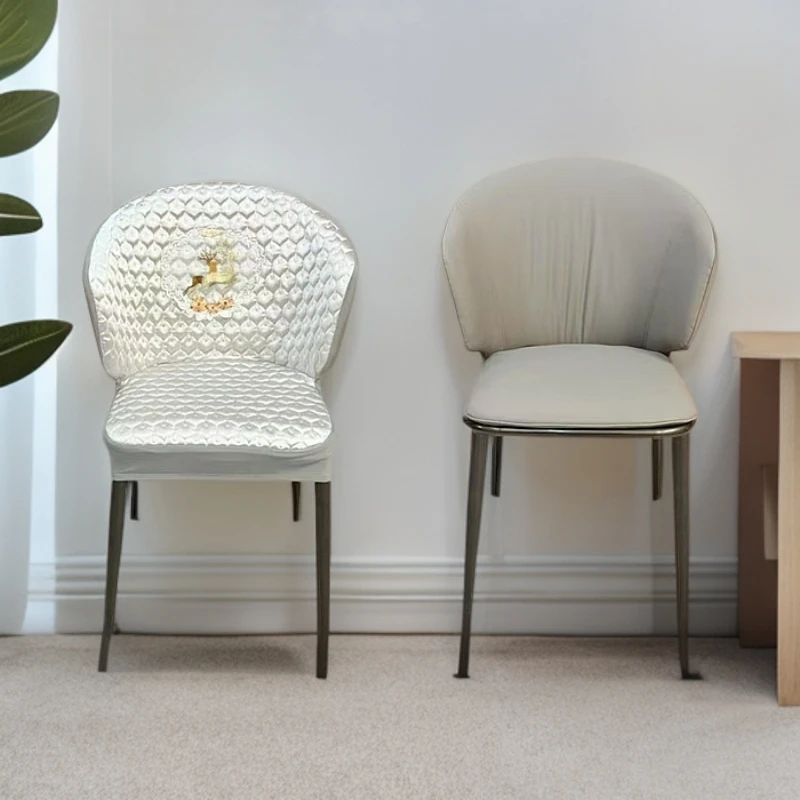 弧形椅子套罩轻奢全包扇形北欧餐厅家用凳子椅套靠背坐垫椅垫
