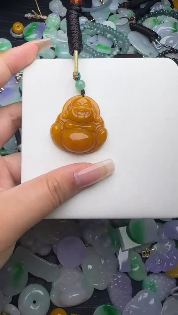 翡翠未镶嵌颈饰天然缅甸翡翠吊坠