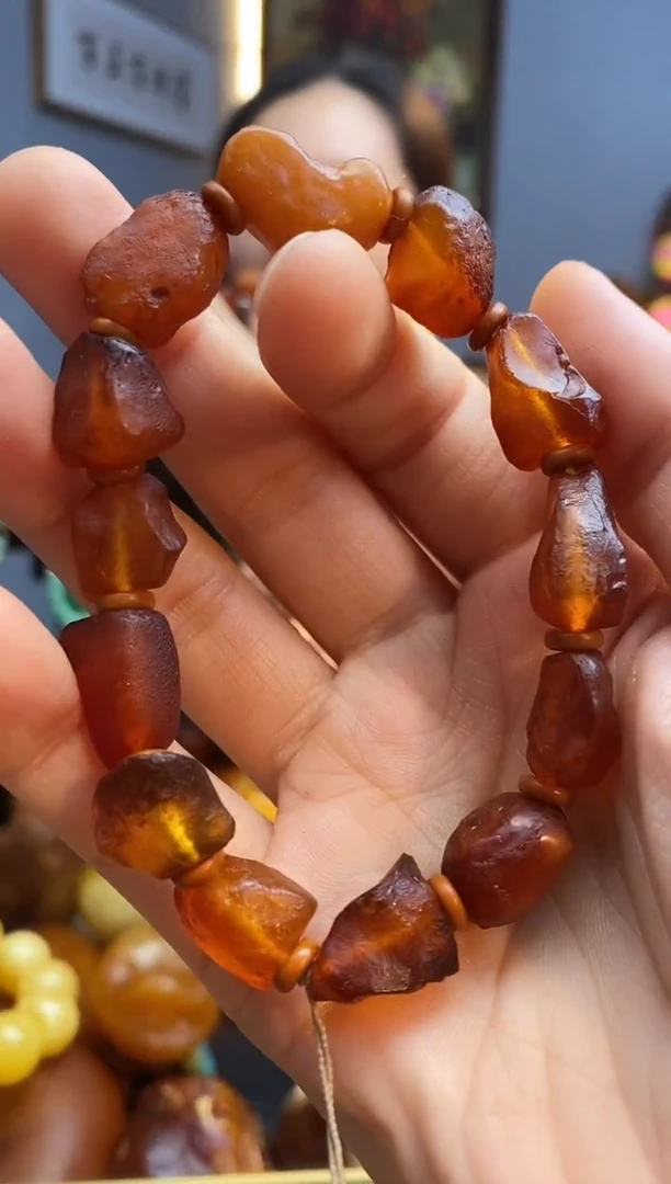 未镶嵌琥珀手串手串