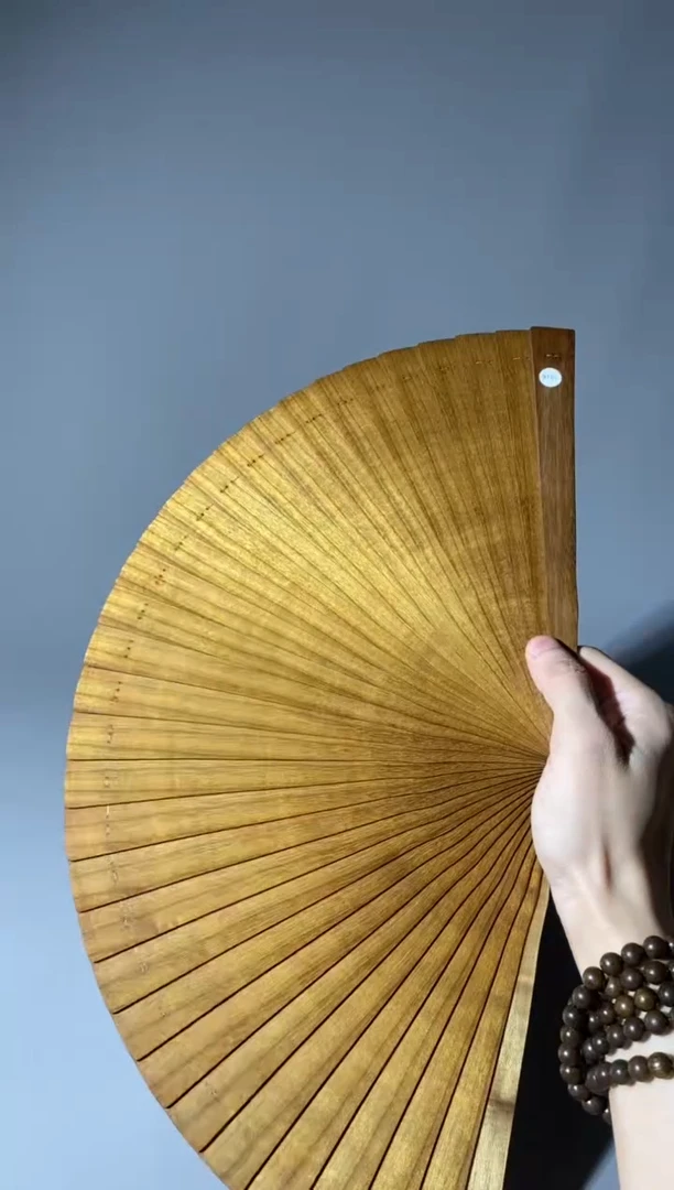 金丝楠ˋ****粑916号24cm小叶桢楠扇子