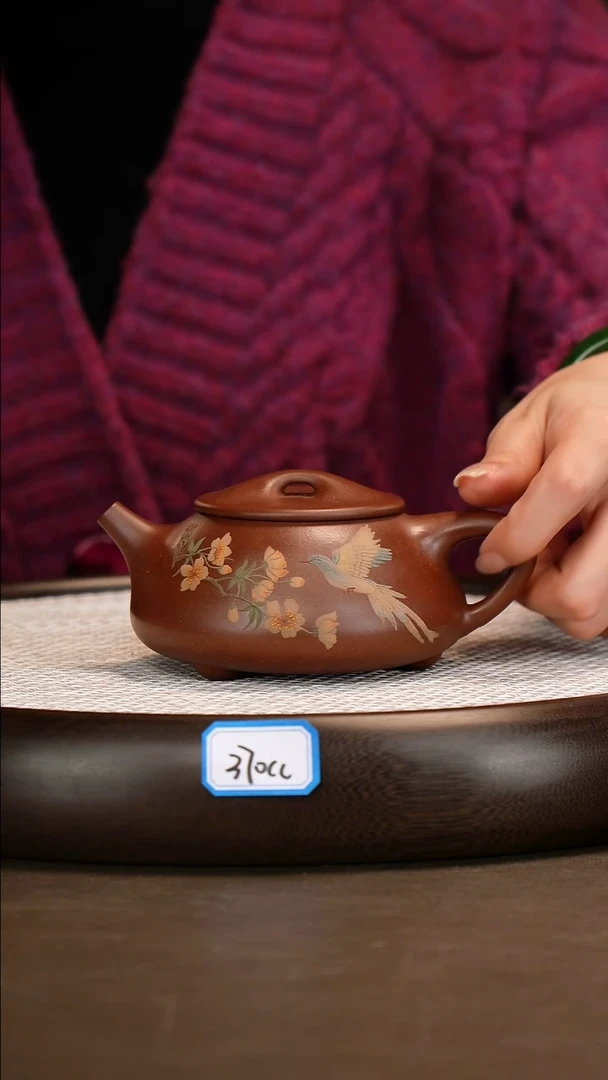 茶壶紫砂【徐孝奎】紫泥景舟石瓢    370CC