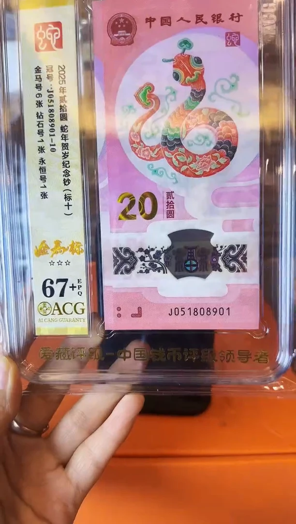 塑料2025 蛇钞 爱藏标十 啊啊啊