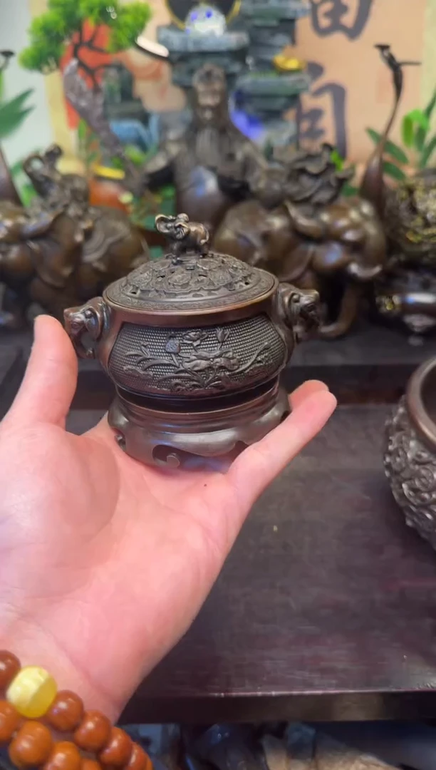 潼潼古铜只卖真铜！（香炉）