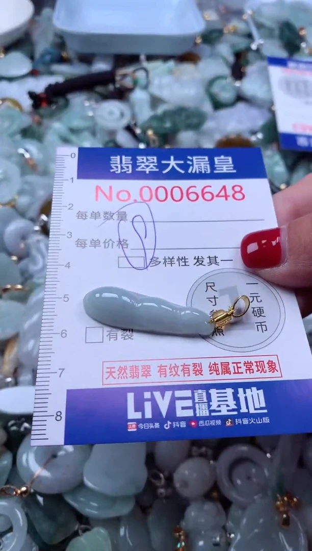 颈饰未镶嵌翡翠6648