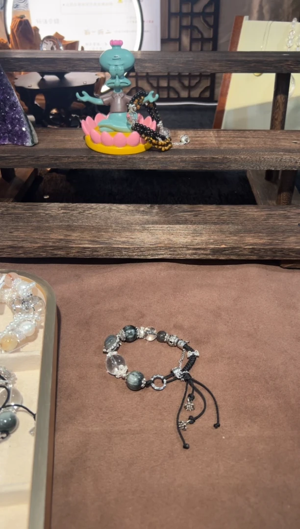 【闪购商品】水晶手链合金手编绳