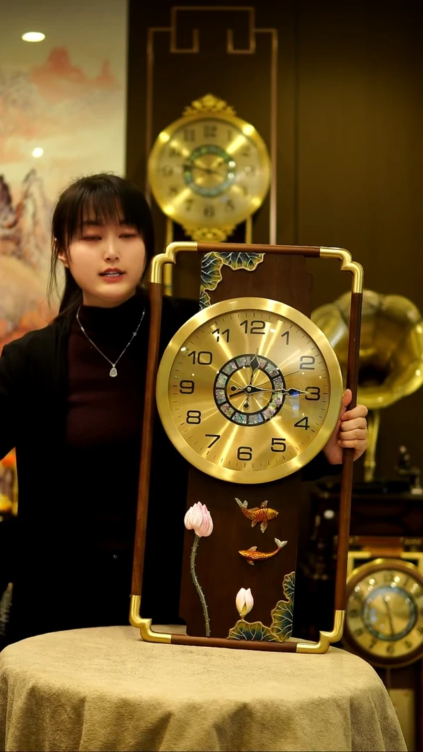 无框款中式挂钟1111