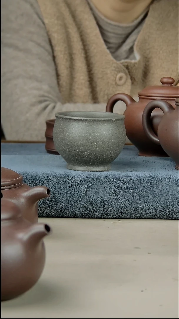 茶壶紫砂青段杯子170cc