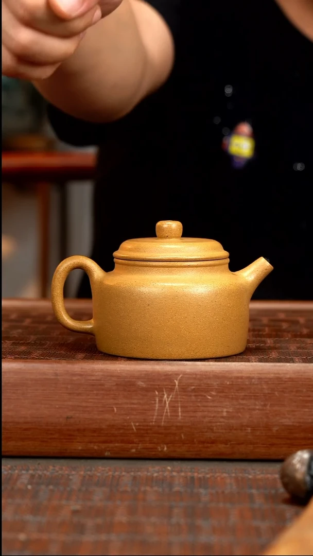 茶壶紫砂LZX 黄金段德钟
