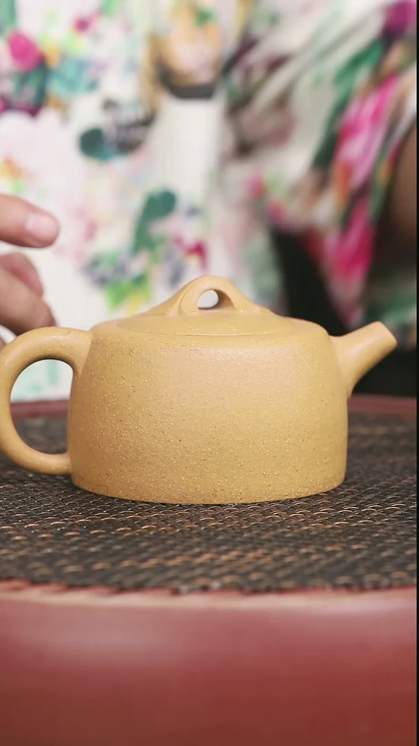 茶壶紫砂17号黄金段井栏300CC