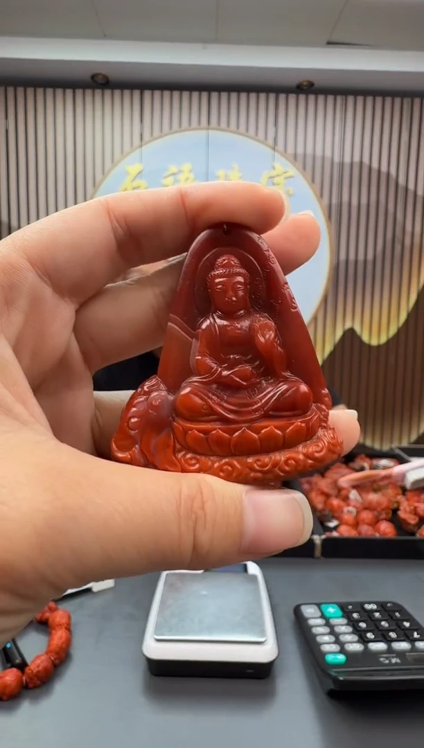 未镶嵌雕刻南红玛瑙115ZB0916产品一个