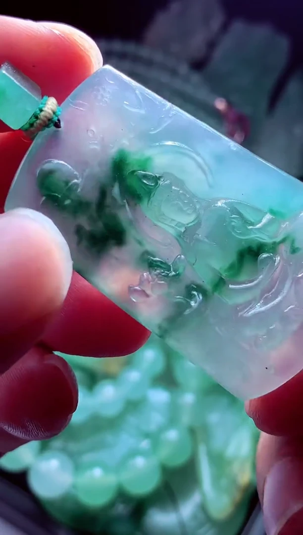 未镶嵌定制翡翠庞**#翡翠毛货定制