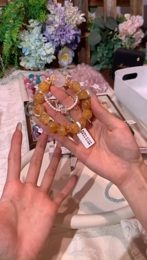 合金手串水晶710 天然水晶手串 多样性发货